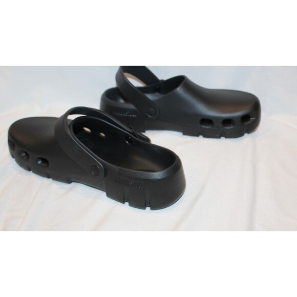 BIRKENSTOCK MEN\'S BIRKI FLOW EVA CLOGS BLACK NEW EU 45 REGULAR US 12